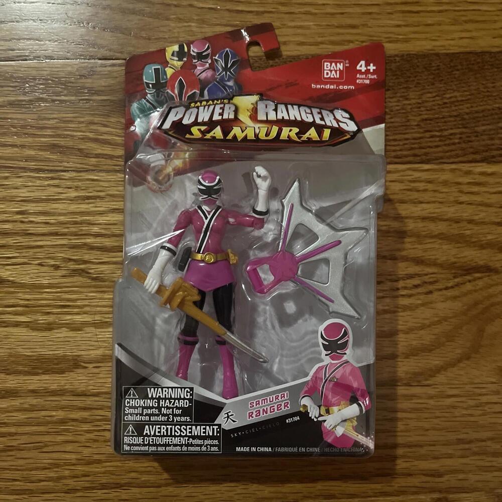 Power Rangers Samurai Ranger Sky Pink Action Figure 31704